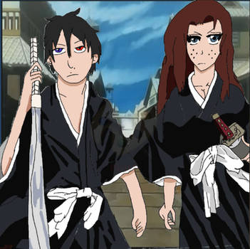 Bleach OCs Gareth Ghostbang and Oshan Umi