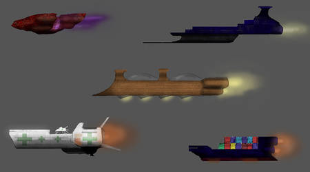 Spaceships Thumbnails