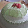 Pastel Green Cake