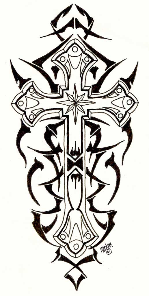 Tribal Cross