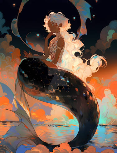 [OPEN] Beautiful mermaid with tail anime -20 ADOPT