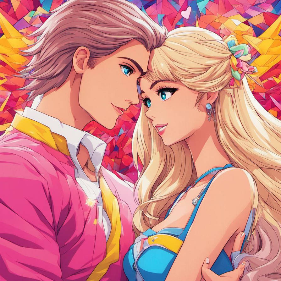 Math Magic Barbie Barbie and Ken, Raw Fractal Art, Math Art, Final F by AiArtbyLoriL on ...