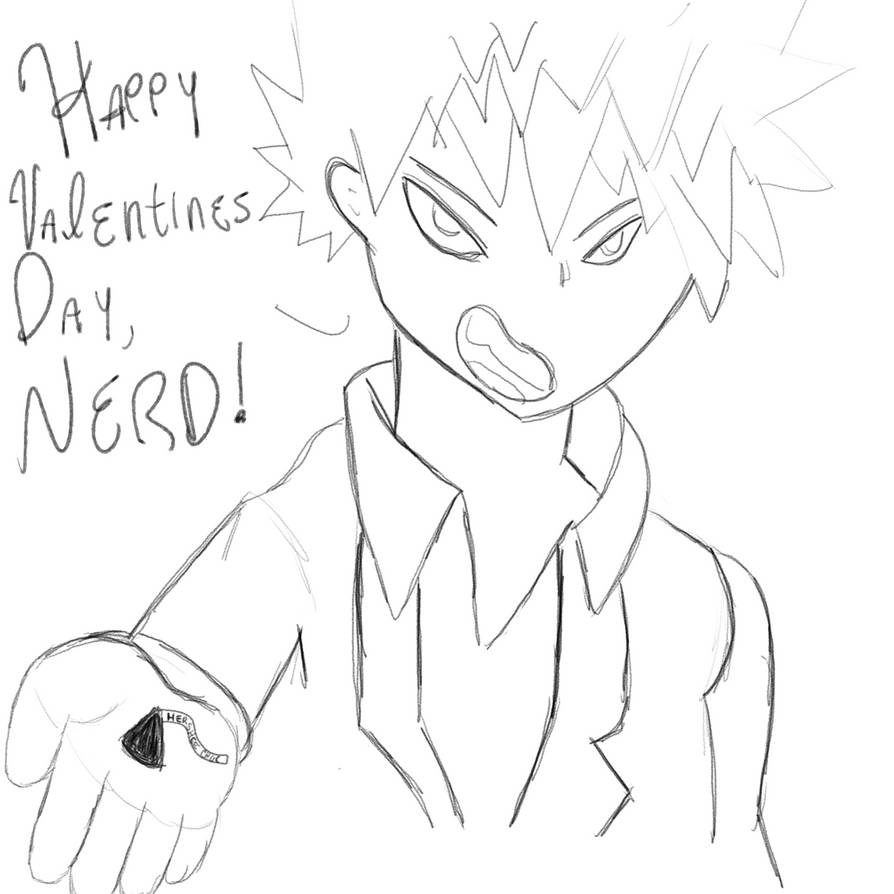 Bakugo's Chocolate by HullyHooHaw on DeviantArt