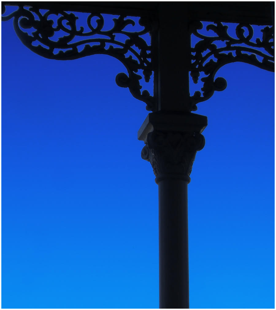 Column in Blue