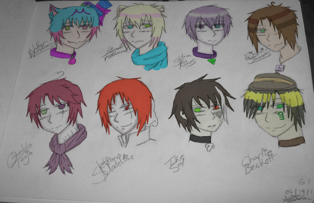 Generation Characters. Deviantart Generation 1 Grown Up COLOURED by LOBIKA on DeviantArt