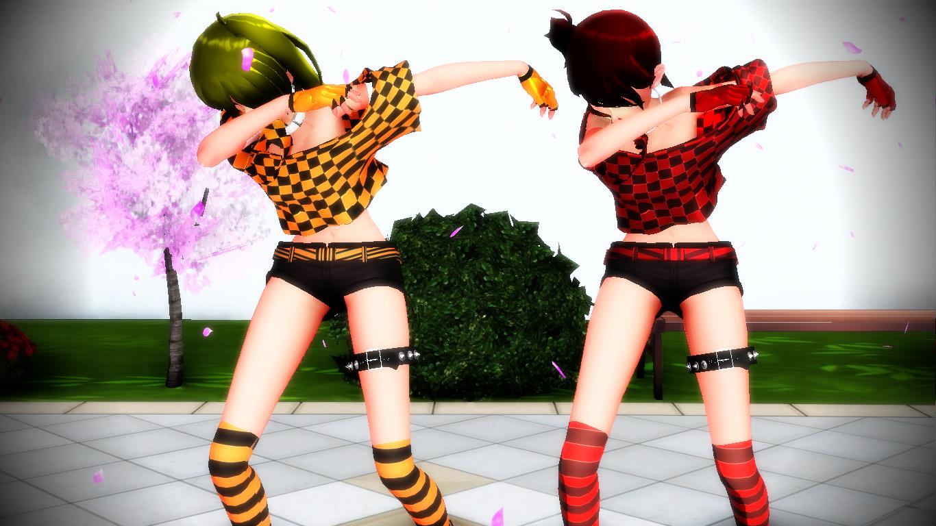 [MMD] Yui and Yuna *DAB*