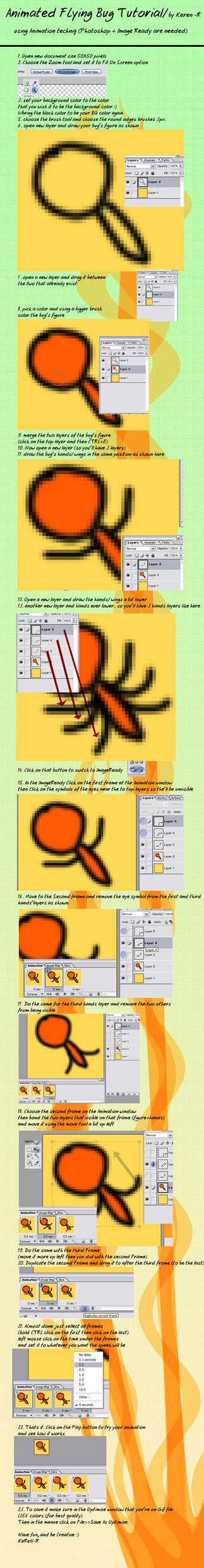 Animated Flying bug Tutorial