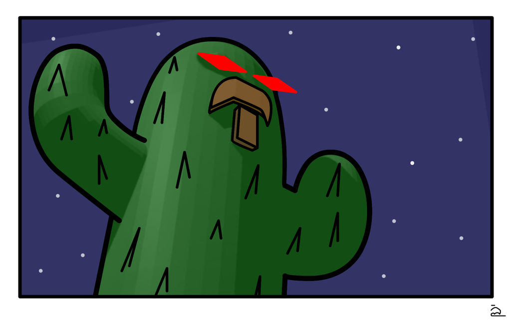 The Bad Cactus by mybadart4138 on DeviantArt