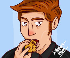 Hux Eatin A Muffin