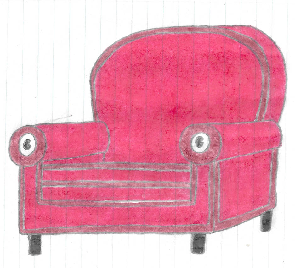 Doodles - Red Couch by JarrodOsbornethe2nd on DeviantArt