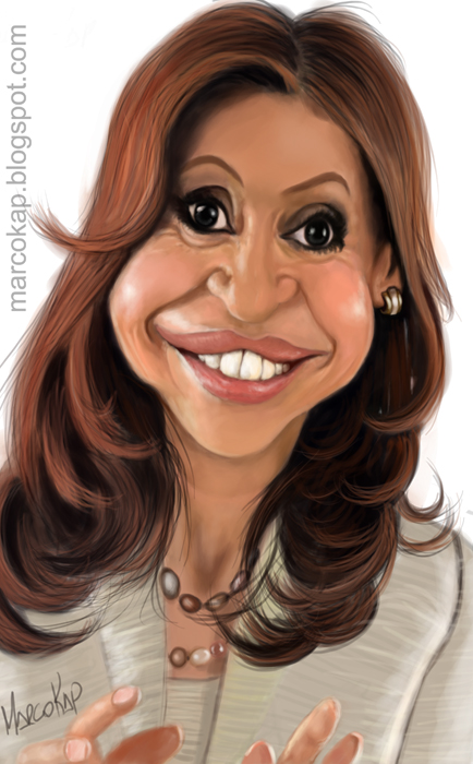 Caricatura Cristina Fernandez by marcoskapo on DeviantArt