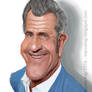 Caricature of Mel Gibson