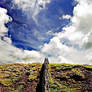 Kirkcudbright Road: wall+sky1