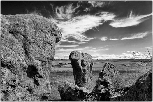 View from West Kennet Long Barrow