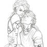Clary and Jace Sketch