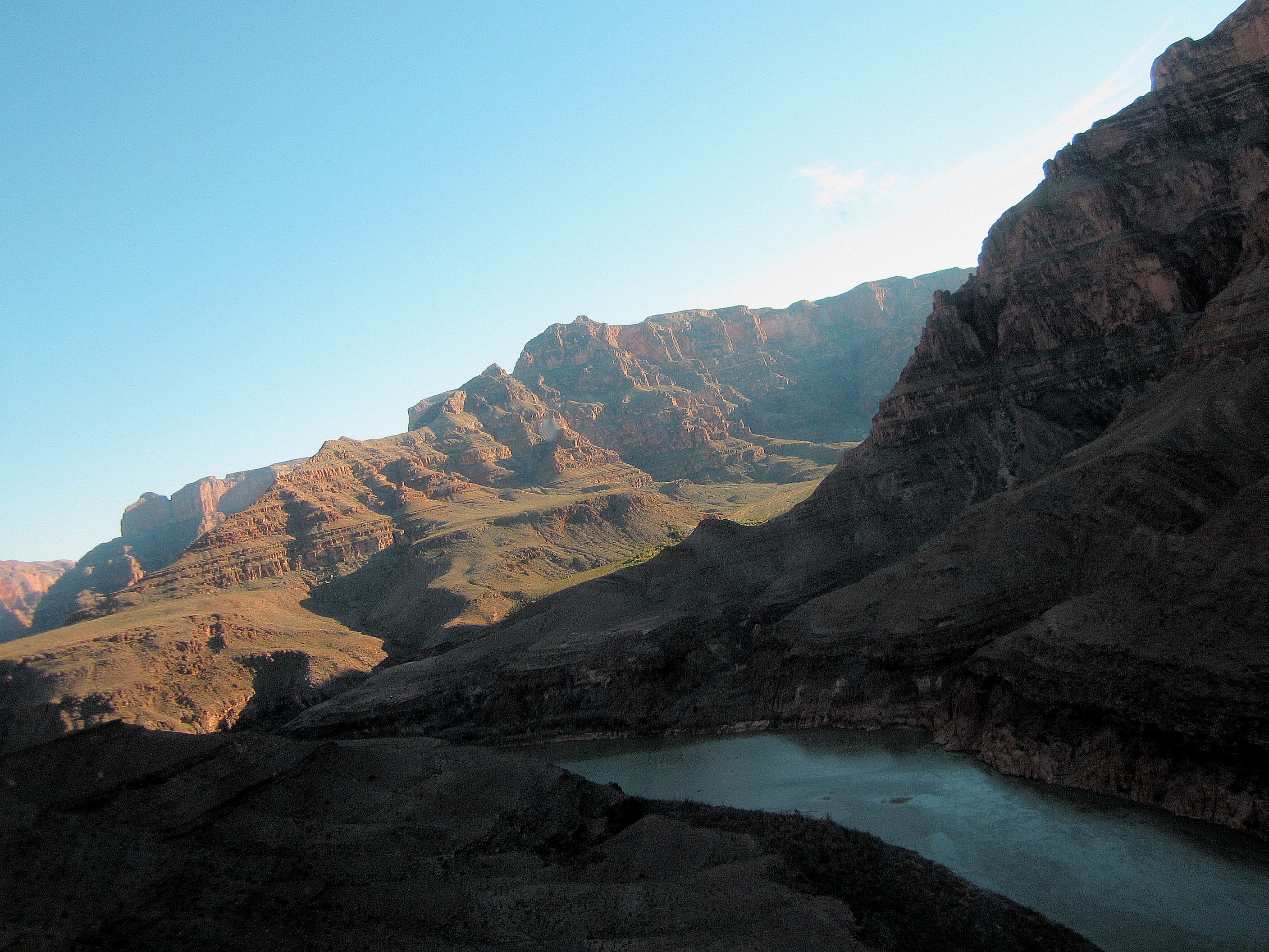 Flying through the Grand Canyon