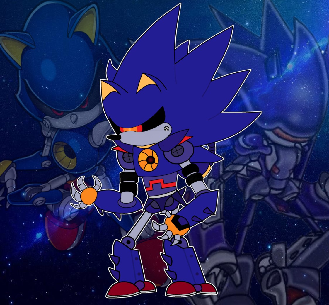 nyaring on X: mecha sonic #SonicTheHedgehog  / X