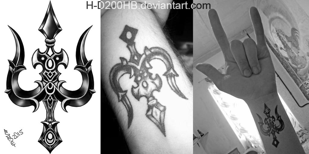 Trishula tatoo