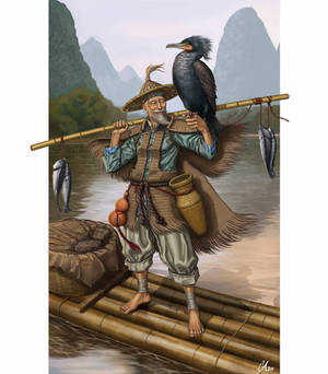 Cormorant Fisherman - Character Design