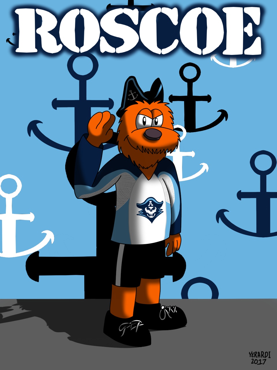 Roscoe Raider - Milwaukee Admirals - Olympus Mascots