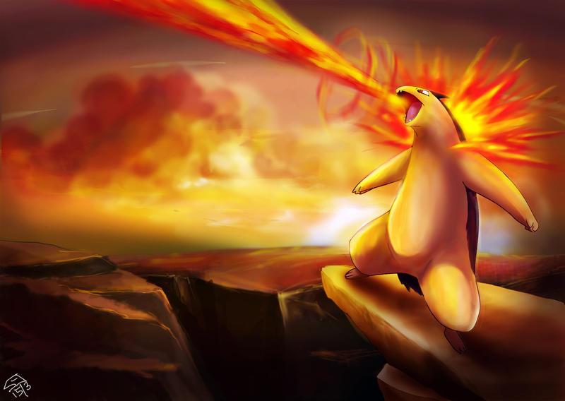 A Typhlosion pic for u. 