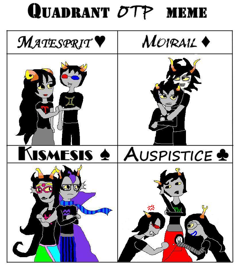 Homestuck OTP Meme by shinigamigirl2397