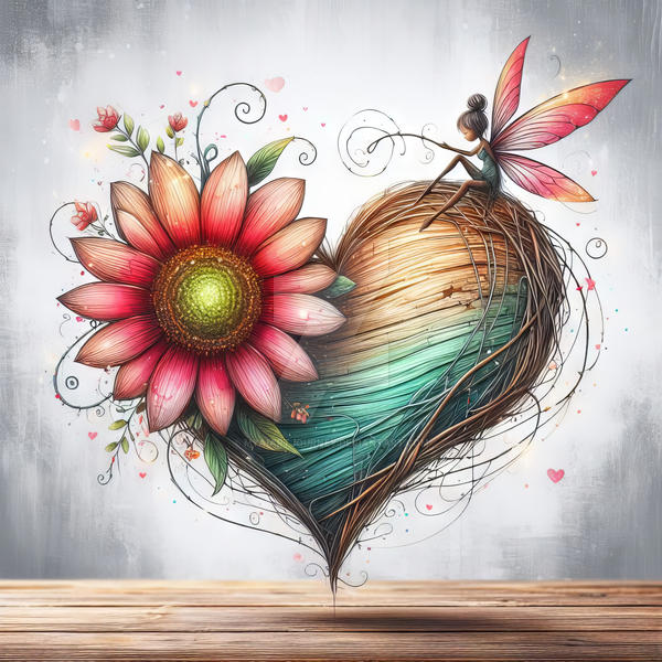 Whimsical Heart 3a076d5c by MyAIArtJourney on DeviantArt