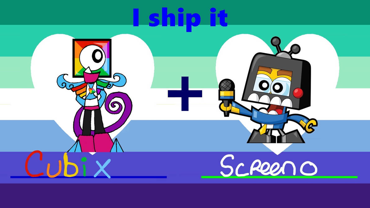 Cubix x Screeno by mixingmayhem on DeviantArt