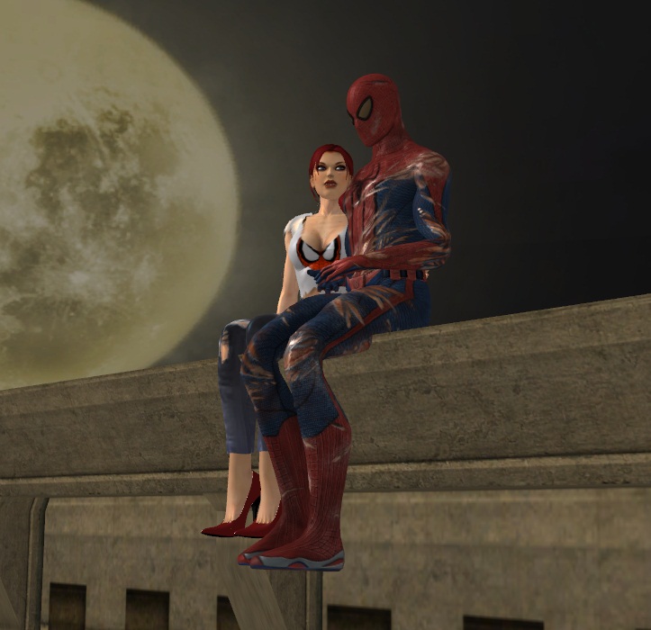 Spidey and MJ on the rooftop!