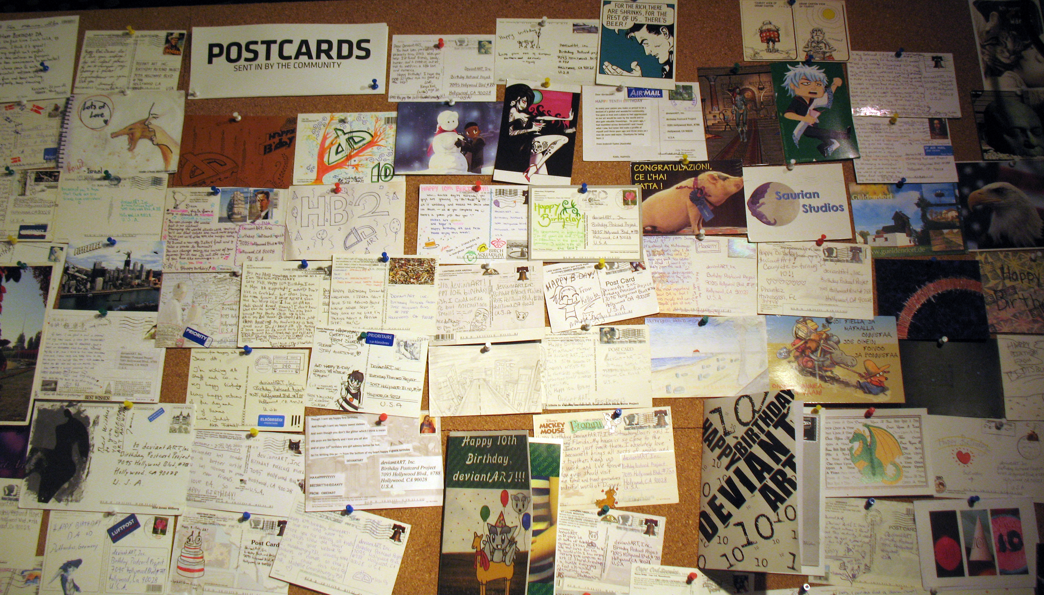 Postcard Board