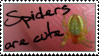 spiders are cute stamp by webcruiser