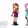 (OLD/OUTDATED) EG Sunset and Fluttershy
