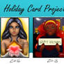 Holiday card comparison meme