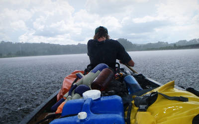 Canoeing in Connecticut.