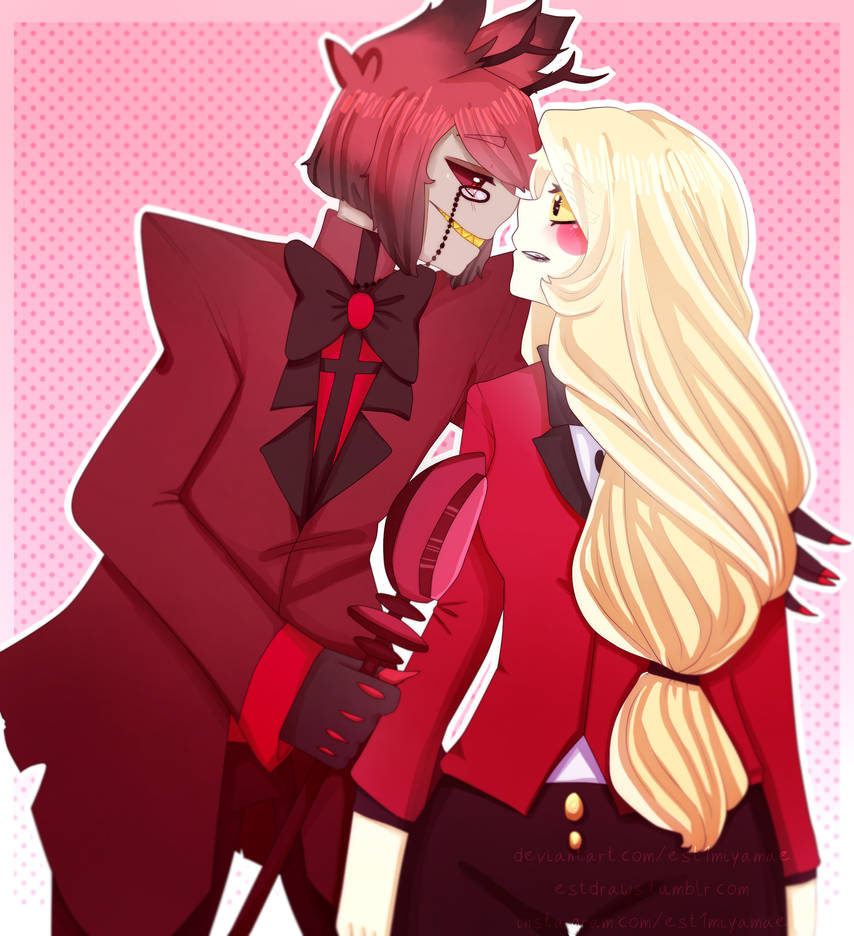 Hazbin Hotel charlie x alastor by Est1Miyamae on DeviantArt