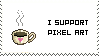 Stamp: I support PixelArt