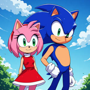 Amy And Sonic