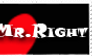 Mr. Right stamp