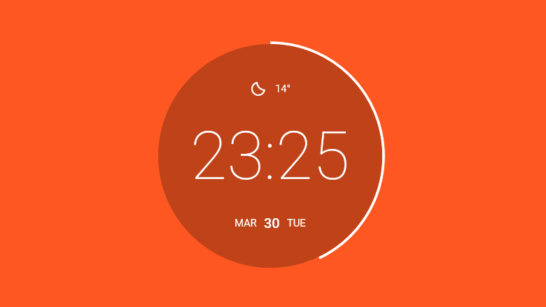 Moto Rainmeter Clock Date and Weather Skin by Rainmeterbase on DeviantArt