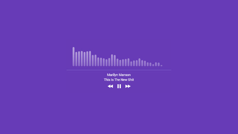 Kantas Akra Rainmeter Visualizer and Music Player by Rainmeterbase on ...