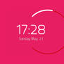 PowerClock Rainmeter Clock and Date Skin