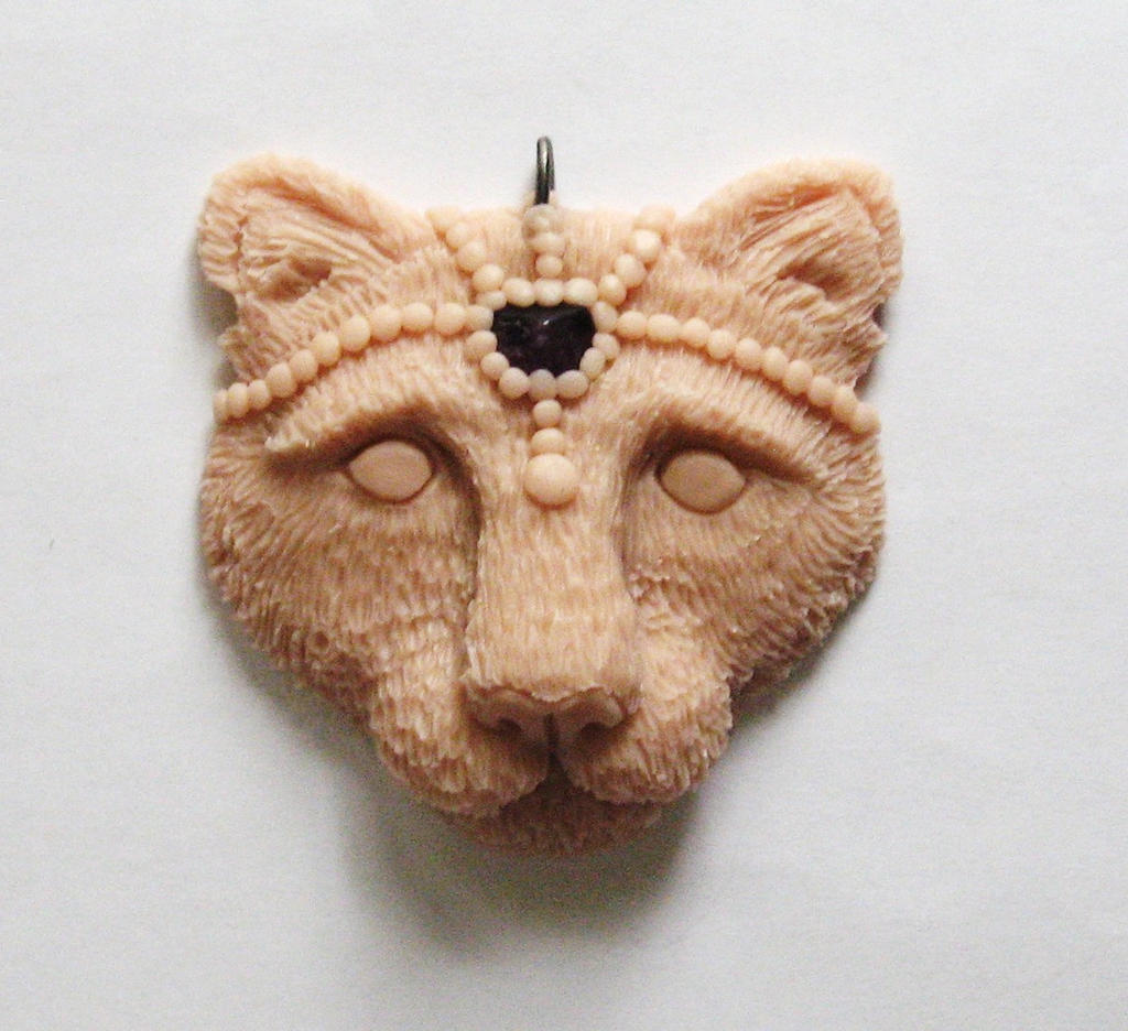 Leopard Pendant wip