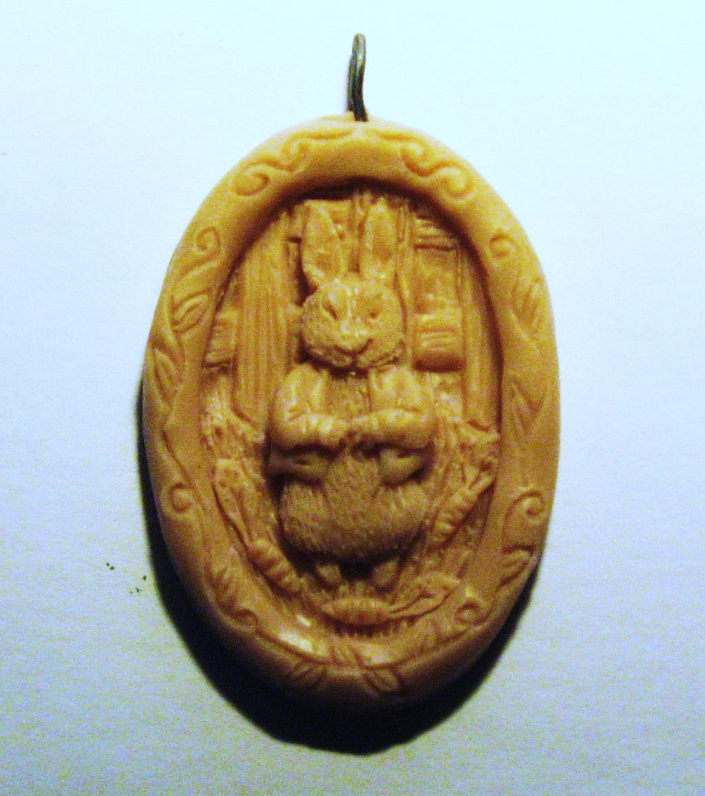 Peter Rabbit Pendant wip