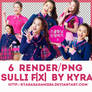 Pack Render/PNG Sulli f(x) Uniform by Kyra