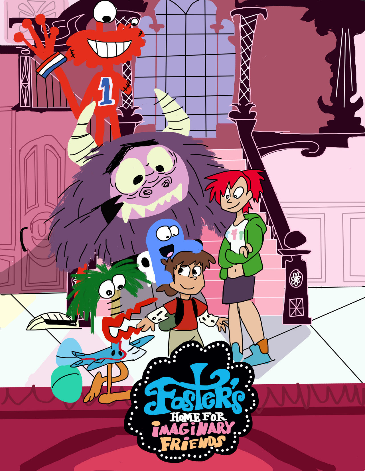 Cartoon fanart: Fosters Home for Imaginary Friends by 13freedomknight ...