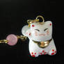 Beckoning Cat Key Chain