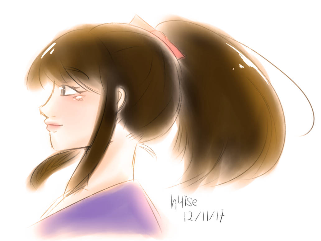 side profile sketch and practice by h4ise side profile sketch and practice by h4ise