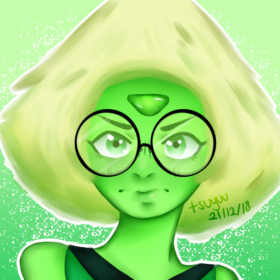 peridot and glasses by h4ise peridot and glasses by h4ise