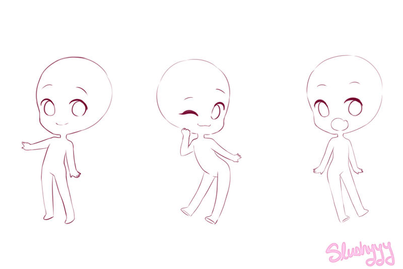 F2U Chibi Bases by jianrou on DeviantArt