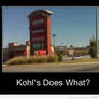 What does khol's do